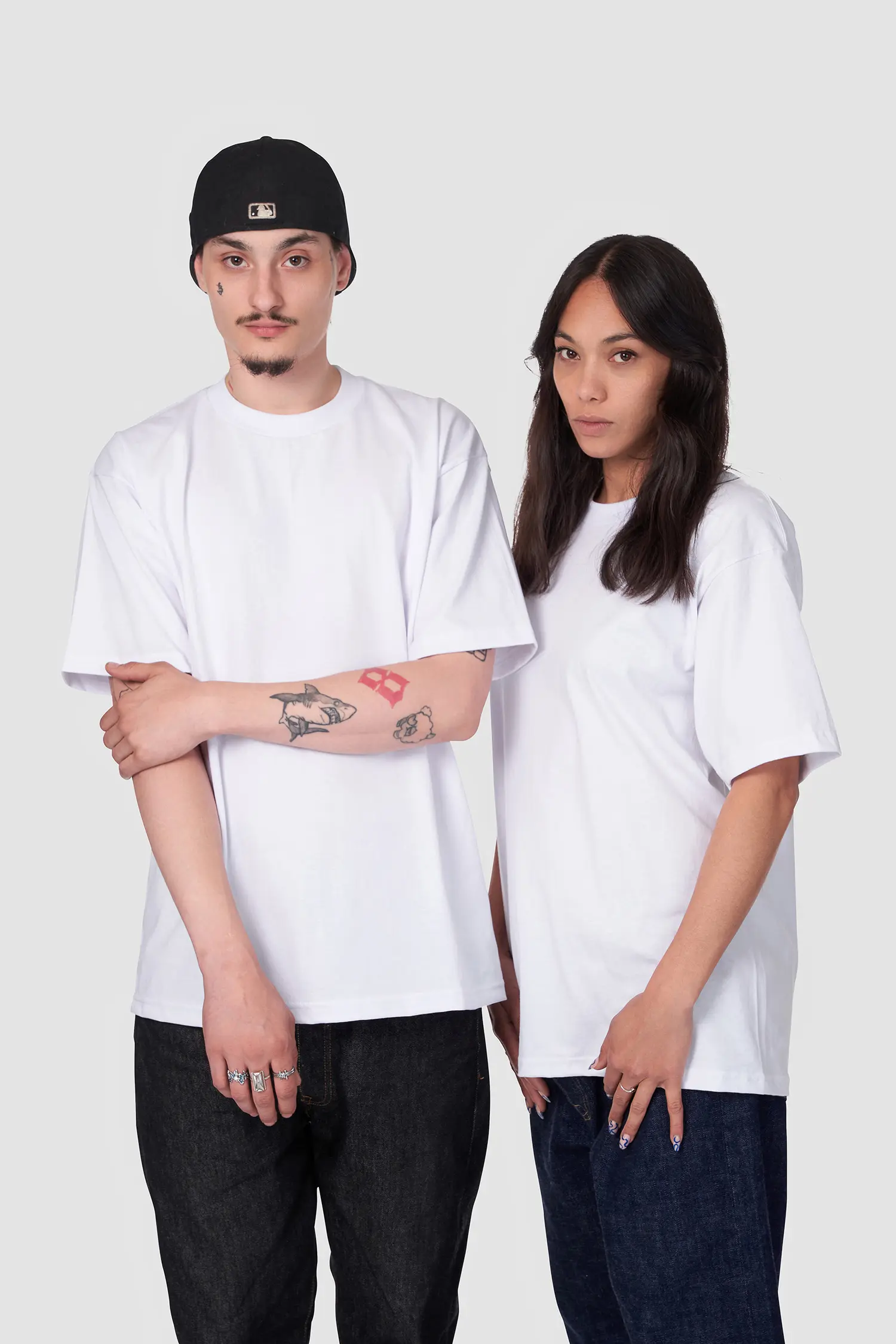 T-shirt ProClub Blanc Manches Courtes