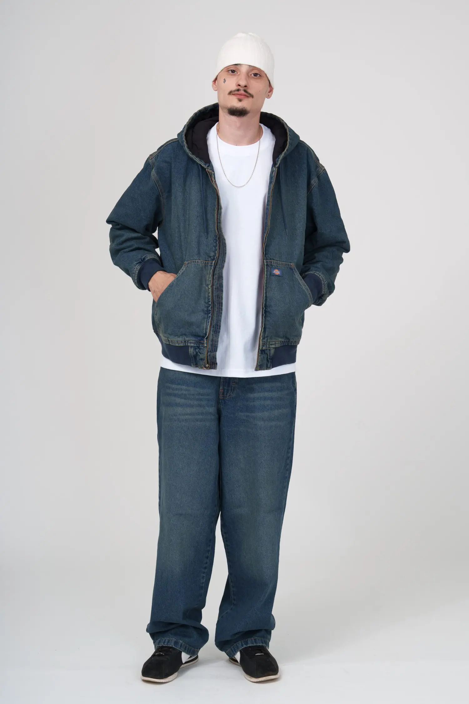 Pant Dickies Hilham Baggy Denim Faded Blue – Image 2