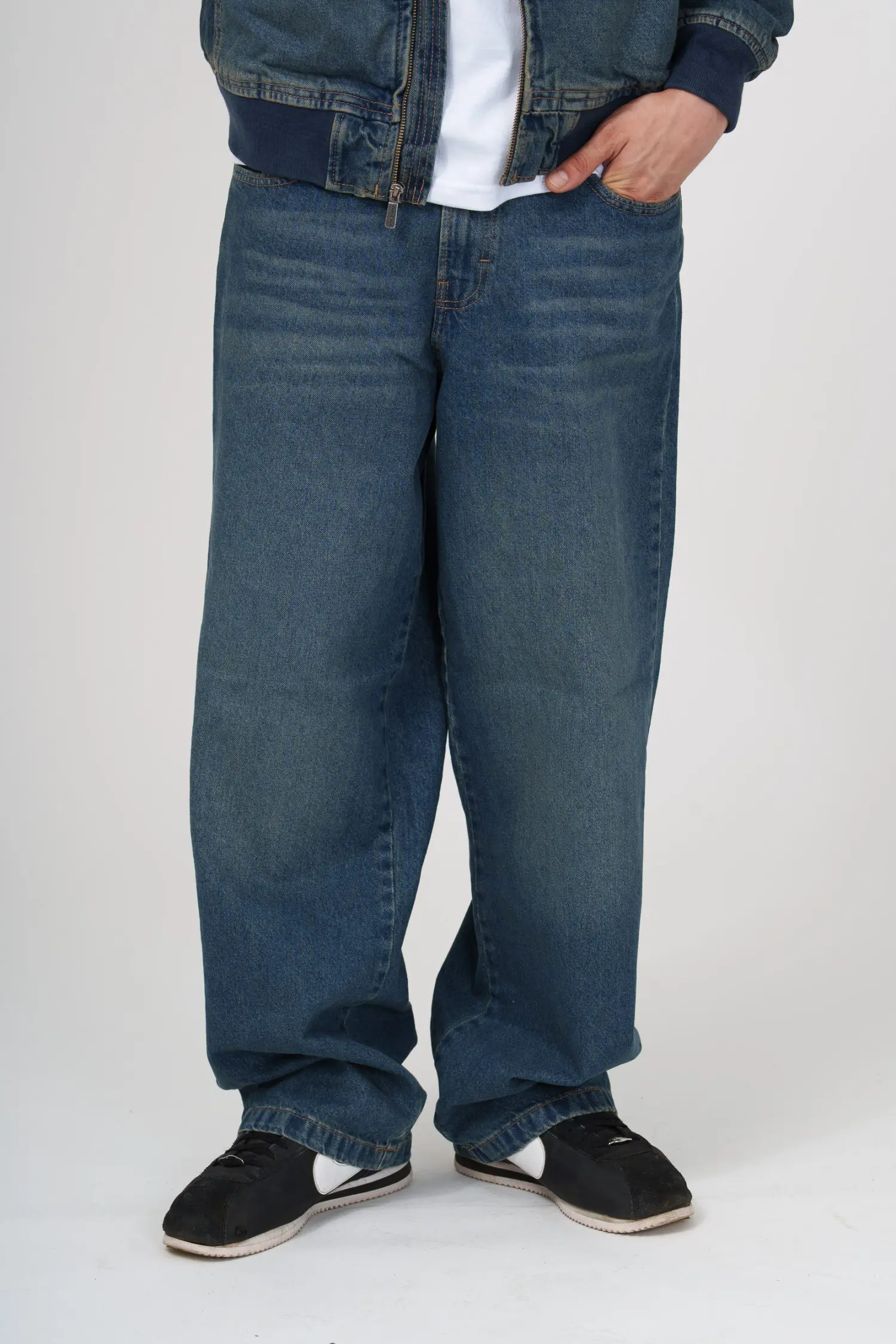 Pant Dickies Hilham Baggy Denim Faded Blue