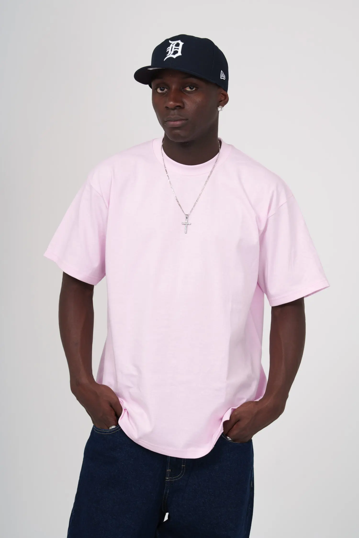 T-shirt ProClub Rose Manches Courtes