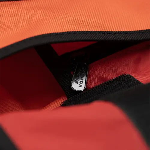 Manhattan Portage Vintage Messenger Bag Small Orange – Image 2