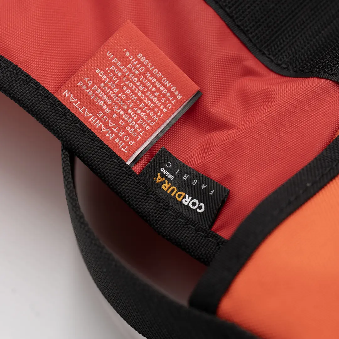 Manhattan Portage Vintage Messenger Bag Small Orange – Image 3