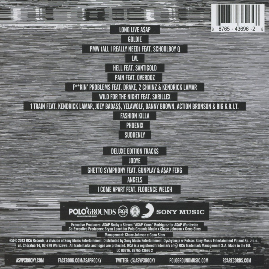 A$AP Rocky - LONG. LIVE. A$AP (Deluxe Edition) (CD) – Image 2