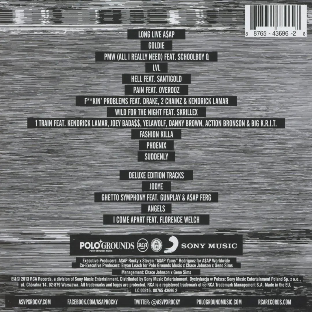 A$AP Rocky - LONG. LIVE. A$AP (Deluxe Edition) (CD) – Image 2