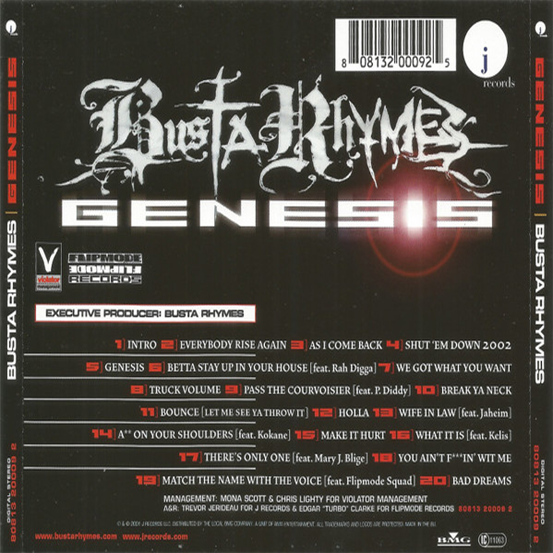 Busta Rhymes - Genesis (CD) – Image 2