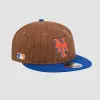 Casquette New Era 9FIFTY Retro Crown Wool Three Looms x MLB New York Mets coloris Pinstripe