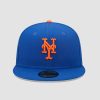Casquette New Era 59FIFTY New York Mets ajustée bleu roi, vue arrière avec logo MLB