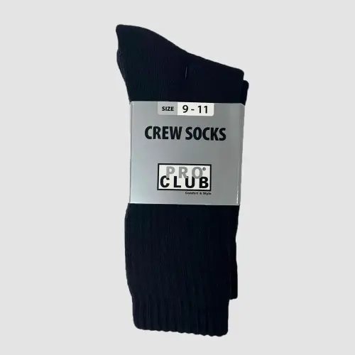 Ceci est un pack de 3 chaussettes épaisses de la marque ProClub et blanches.