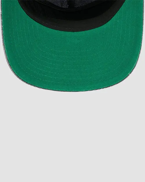 Casquette New Era 19TWENTY Los Angeles Dodgers Grey visière green Prime Edition MLB vue d'en bas