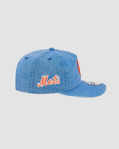 Casquette New Era 19TWENTY New York Mets Blue Prime Edition MLB vue du coté