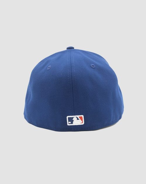 Casquette New Era 59FIFTY Fitted Los Angeles Dodgers MLB bleu avec broderie palmier