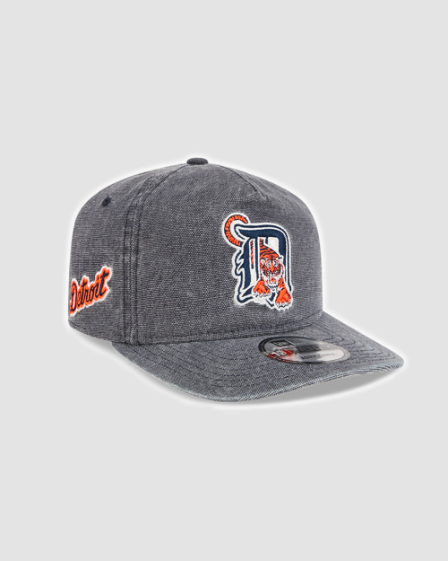 Casquette New Era 19TWENTY Detroit Tigers Grey visière green Prime Edition MLB vue de face