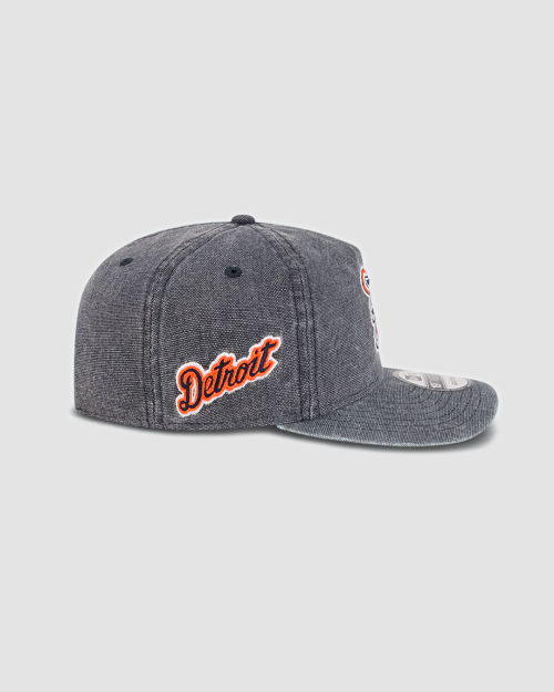 Casquette New Era 19TWENTY Detroit Tigers Grey visière green Prime Edition MLB vue de coté