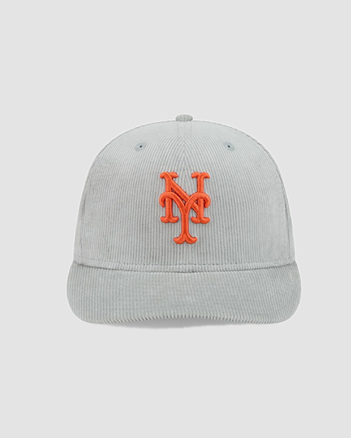 New Era 59FIFTY Fitted New York Mets Light Gray Corduroy Pre-curve