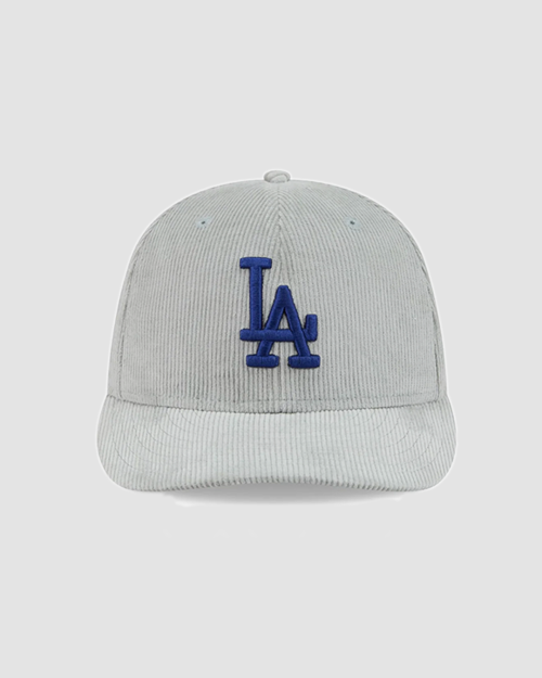 New Era 59FIFTY Fitted Los Angeles Dodgers Light Gray Corduroy Pre-curve