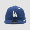 Casquette New Era 59FIFTY Fitted Los Angeles Dodgers MLB bleu avec broderie palmier