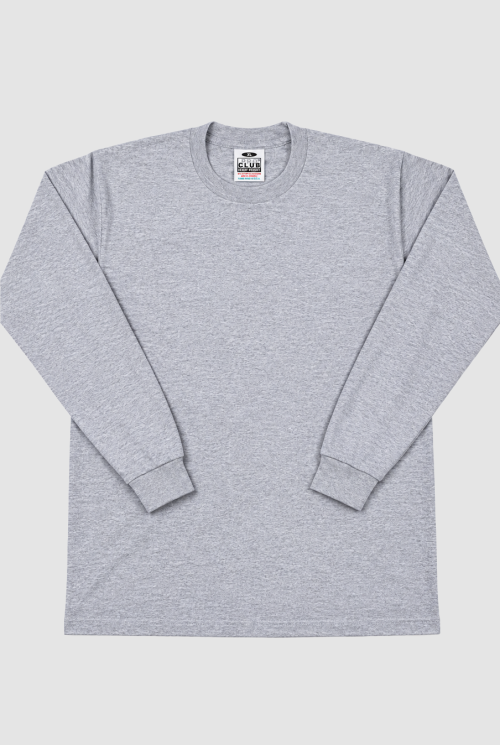 Packshot de ProClub manches longues gris