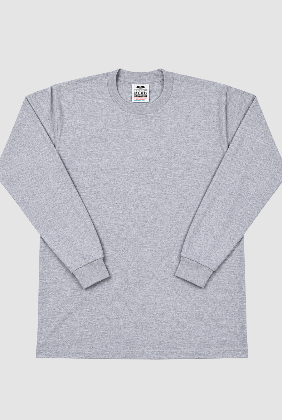 Packshot de ProClub manches longues gris